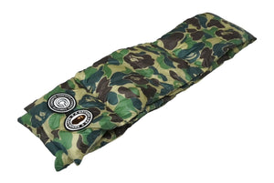 極美品 CANADA GOOSE カナダグース × A Bathing Ape アベイシングエイプ コラボ マフラー 7299MBC ナイロン グリーン 中古 60231