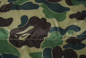 極美品 CANADA GOOSE カナダグース × A Bathing Ape アベイシングエイプ コラボ マフラー 7299MBC ナイロン グリーン 中古 60231