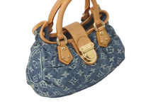 Load image into Gallery viewer, LOUIS VUITTON ルイヴィトン モノグラムデニム プリ―ティ ハンドバッグ ブルー M95020 中古 60238