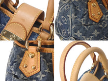 Load image into Gallery viewer, LOUIS VUITTON ルイヴィトン モノグラムデニム プリ―ティ ハンドバッグ ブルー M95020 中古 60238