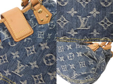 Load image into Gallery viewer, LOUIS VUITTON ルイヴィトン モノグラムデニム プリ―ティ ハンドバッグ ブルー M95020 中古 60238