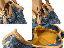 Load image into Gallery viewer, LOUIS VUITTON ルイヴィトン モノグラムデニム プリ―ティ ハンドバッグ ブルー M95020 中古 60238