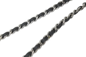 CHANEL シャネル ショルダーバッグ ミニマトラッセ ソフトキャビア チェーンショルダー 17番台 17CM シルバー金具 美品 中古 60245