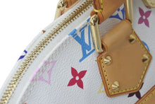 Load image into Gallery viewer, LOUIS VUITTON ルイヴィトン モノグラムマルチカラー アルマ ハンドバッグ 村上隆 ホワイト M92647 ブロン 良品 中古 60259