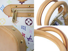 Load image into Gallery viewer, LOUIS VUITTON ルイヴィトン モノグラムマルチカラー アルマ ハンドバッグ 村上隆 ホワイト M92647 ブロン 良品 中古 60259