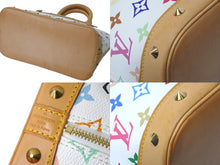 Load image into Gallery viewer, LOUIS VUITTON ルイヴィトン モノグラムマルチカラー アルマ ハンドバッグ 村上隆 ホワイト M92647 ブロン 良品 中古 60259