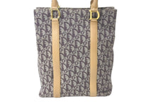 Load image into Gallery viewer, Christian Dior クリスチャンディオール トートバッグ トロッター柄 D金具 キャンバス レザー ブラウン ベージュ 良品 中古 60260