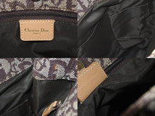 Load image into Gallery viewer, Christian Dior クリスチャンディオール トートバッグ トロッター柄 D金具 キャンバス レザー ブラウン ベージュ 良品 中古 60260