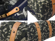 Load image into Gallery viewer, LOUIS VUITTON ルイヴィトン 村上隆 トレイ モノグラモフラージュ 迷彩 トートバッグ M95783 美品 中古 60272