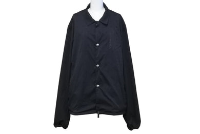 新品未使用 CHROMEHEARTS クロムハーツ RIGGINS FBRC BLK CH PLS JQRD ジャケット ブラック コーチジャケット ナイロン XL 中古 60305