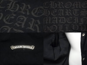 新品未使用 CHROMEHEARTS クロムハーツ RIGGINS FBRC BLK CH PLS JQRD ジャケット ブラック コーチジャケット ナイロン XL 中古 60305