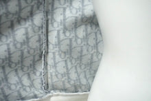 Load image into Gallery viewer, Christian Dior クリスチャンディオール ジャケット トロッター 総柄 ロゴ ネイビー サイズ40 良品 中古 シルバー金具 60316