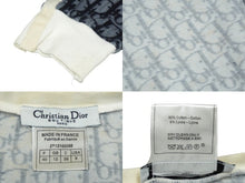 Load image into Gallery viewer, Christian Dior クリスチャンディオール ジャケット トロッター 総柄 ロゴ ネイビー サイズ40 良品 中古 シルバー金具 60316