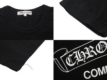 Load image into Gallery viewer, COMME des GARCONS × CHROME HEARTS コムデギャルソン×クロムハーツ 半袖Ｔシャツ サイズL ブラック OT-T028 美品 中古 60319