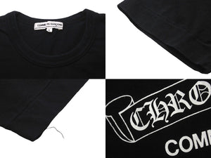 COMME des GARCONS × CHROME HEARTS コムデギャルソン×クロムハーツ 半袖Ｔシャツ サイズL ブラック OT-T028 美品 中古 60319