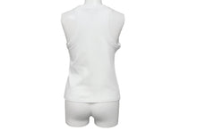 Load image into Gallery viewer, Christian Dior クリスチャンディオール タンクトップ ピースマーク 5P16155973 ホワイト マルチカラー サイズ38 美品 中古 60324