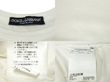 Load image into Gallery viewer, DOLCE&amp;GABBANA ドルチェアンドガッバーナ タンクトップ ノースリーブ サイズ38 ホワイト DGロゴ コットン JTJ3K 良品 中古 60326