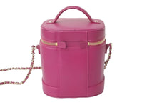 Load image into Gallery viewer, 新品同様 シャネル CHANEL 28番台 パープル ショルダーバッグ チェーンバニティ 2WAY 60336 中古