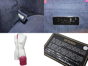 新品同様 シャネル CHANEL 28番台 パープル ショルダーバッグ チェーンバニティ 2WAY 60336 中古