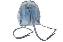 Load image into Gallery viewer, 極美品 CHANEL シャネル リュック ココマークミニバックパック スパンコール 25番台 シルバー金具 中古 60338