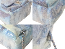 Load image into Gallery viewer, 極美品 CHANEL シャネル リュック ココマークミニバックパック スパンコール 25番台 シルバー金具 中古 60338
