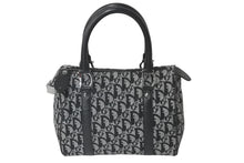 Load image into Gallery viewer, Christian Dior クリスチャンディオール ハンドバッグ トロッター キャンバス レザー PZ 0032 シルバー金具 美品 中古 60342