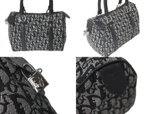 Load image into Gallery viewer, Christian Dior クリスチャンディオール ハンドバッグ トロッター キャンバス レザー PZ 0032 シルバー金具 美品 中古 60342