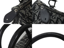 Load image into Gallery viewer, Christian Dior クリスチャンディオール ハンドバッグ トロッター キャンバス レザー PZ 0032 シルバー金具 美品 中古 60342