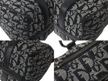 Load image into Gallery viewer, Christian Dior クリスチャンディオール ハンドバッグ トロッター キャンバス レザー PZ 0032 シルバー金具 美品 中古 60342