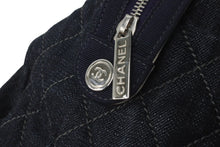 Load image into Gallery viewer, CHANEL シャネル ハンドバッグ クルーズライン ココマーク デニムチェーンバック A48735 13番台 シルバー金具 美品 中古 60344
