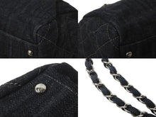 Load image into Gallery viewer, CHANEL シャネル ハンドバッグ クルーズライン ココマーク デニムチェーンバック A48735 13番台 シルバー金具 美品 中古 60344