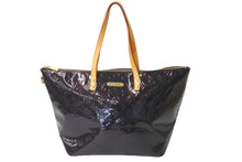 Load image into Gallery viewer, LOUIS VUITTON ルイヴィトン モノグラムヴェルニ ヴェルビューGM トートバッグ アマラント エナメル レザー M93589 美品 中古 60346