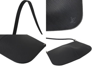 新品同様 LOUIS VUITTON ルイヴィトン ワンショルダー バッグ ドゥミリュンヌ エピ ノワール M52622 シルバー金具 中古 60347