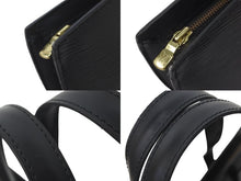Load image into Gallery viewer, LOUIS VUITTON ルイヴィトン ハンドバッグ サンジャック エピレザー ノワール ブラック M52273 美品 中古 60348