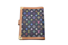 Load image into Gallery viewer, LOUIS VUITTON ルイ ヴィトン 手帳カバー システム手帳 アジェンダPM R20895 モノグラムマルチカラー ノワール 美品 中古 60350