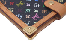 Load image into Gallery viewer, LOUIS VUITTON ルイ ヴィトン 手帳カバー システム手帳 アジェンダPM R20895 モノグラムマルチカラー ノワール 美品 中古 60350