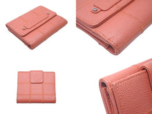 Load image into Gallery viewer, CHANEL シャネル チョコバー 三つ折り財布 10番台 レザー オレンジ 小銭入れ付き 美品 中古 60352