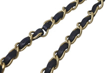 Load image into Gallery viewer, 極美品 CHANEL シャネル チェーンショルダーバッグ シングルフラップ マトラッセ23 21番台 ラムスキン ネイビー ゴールド金具 中古 60362