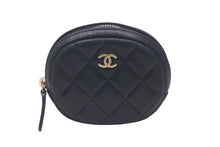 Load image into Gallery viewer, CHANEL シャネル コインケース 小銭入れ ココマーク ラムスキン マトラッセ 27番台 ブラック 美品 中古 60370