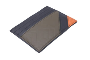 他同様 FENDI フェンディ カードケース ズッカロゴ ブラック ブラウン オレンジ カーフ 7M0164 AB00 F1AE4 中古 60375 