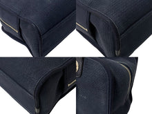 Load image into Gallery viewer, CHANEL シャネル ハンドバッグ 2Wayバッグ ドーヴィルライン ネイビー A92750 ランダム番号 コットンキャンバス 美品 中古 60378