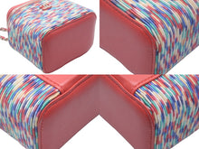 Load image into Gallery viewer, 極美品 CHANEL シャネル チェーンショルダーバッグ バニティバッグ ラムスキン コットン 31番台 2021-22年 マルチカラー 中古 60384
