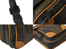 Load image into Gallery viewer, LOUIS VUITTON ルイヴィトン×NIGO ショルダーバッグ アマゾン スリングバッグ N40357 ブラウン ブラック 美品 中古 60394