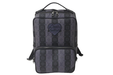 極美品 LOUIS VUITTON × NIGO ルイヴィトン ニゴー モジュラー バックパック モノグラム エクリプス ストライプ M45962 ブラック 中古 60405