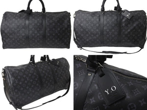 LOUIS VUITTON ルイヴィトン ボストンバッグ キーポルバンドリエール55 モノグラムエクリプス M40605 60406