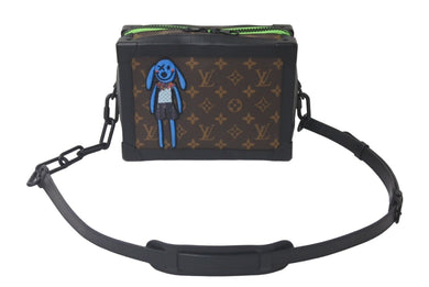 LOUIS VUITTON ルイヴィトン ショルダーバッグ ソフトトランク LVフレンズ モノグラム ヴァージル M45619 美品 中古 60408
