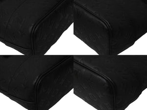 新品同様 LOUIS VUITTON ×COMME des GARCONS ルイヴィトン×コムデギャルソン ウィズホールズ N45887 ブラック 中古 60413