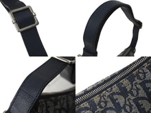 Load image into Gallery viewer, Christian Dior クリスチャンディオール ワンショルダー ハンドバッグ トロッター シルバー金具 ネイビー 美品 中古 60417
