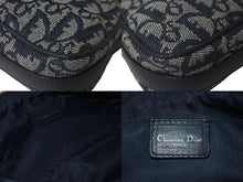 Load image into Gallery viewer, Christian Dior クリスチャンディオール ワンショルダー ハンドバッグ トロッター シルバー金具 ネイビー 美品 中古 60417
