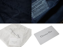 Load image into Gallery viewer, Christian Dior クリスチャンディオール ワンショルダー ハンドバッグ トロッター シルバー金具 ネイビー 美品 中古 60417